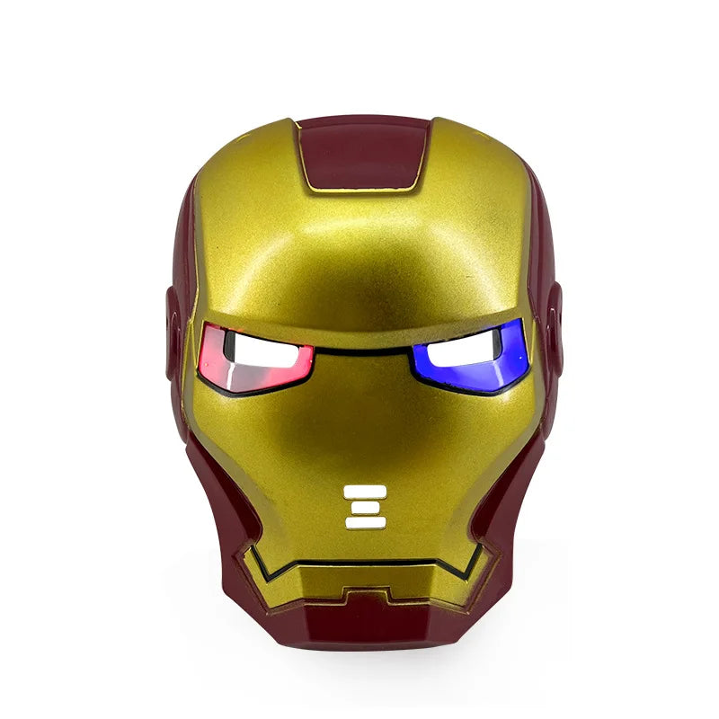 Superhero LED Cosplay Mask – Spider-Man, Iron Man, Hulk, Captain America