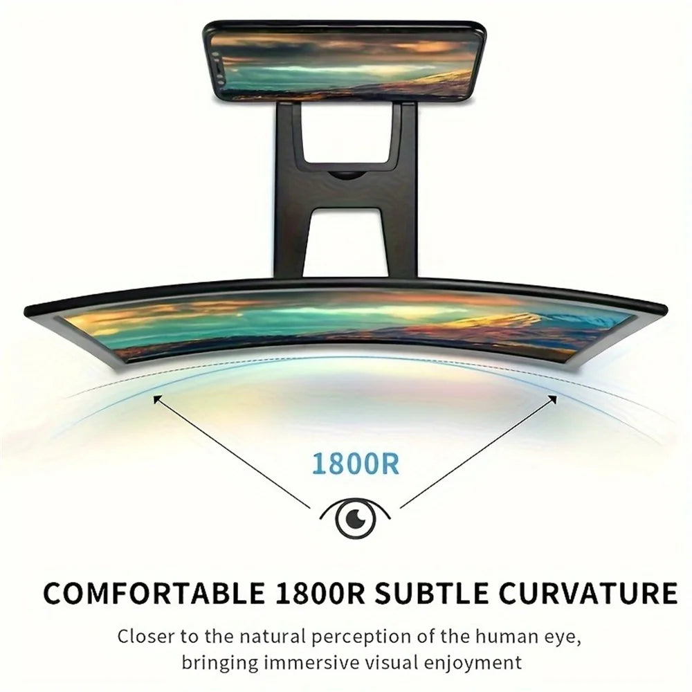 12" 3D Magnifying Glass Stand Phone Screen Amplifier