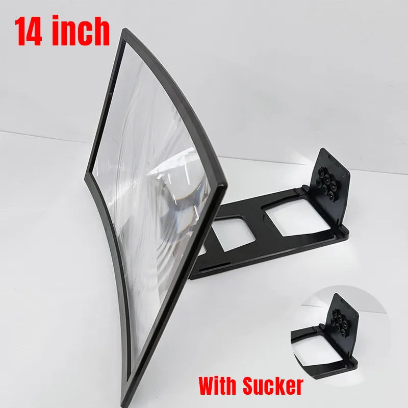 Foldable 14" 3D HD Phone Screen Amplifier Stand