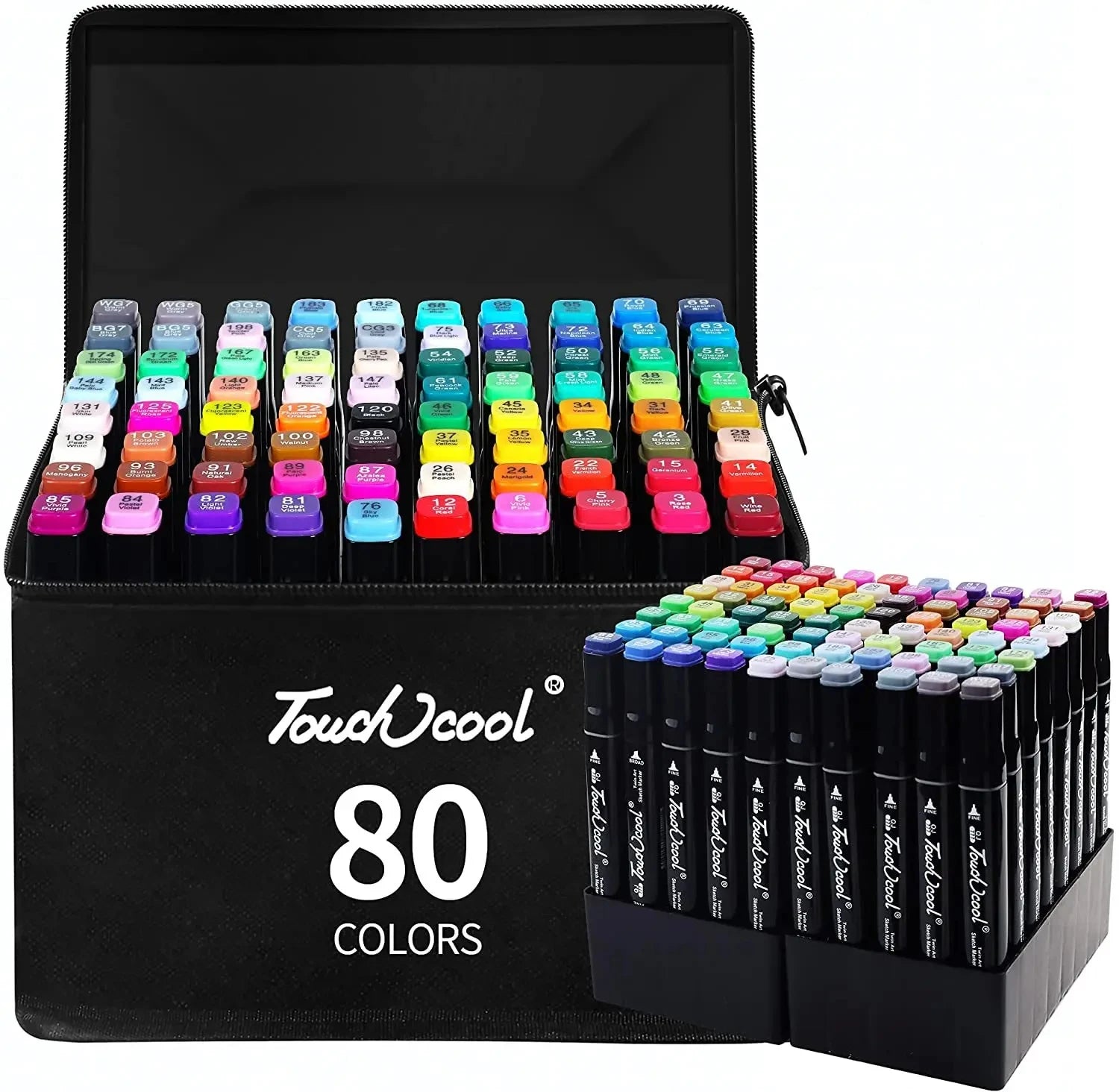24-80 Color Double-Ended Art Markers