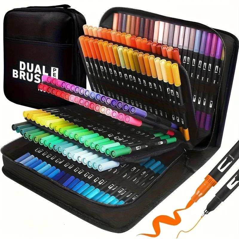 Double-Ended Watercolor Marker Set