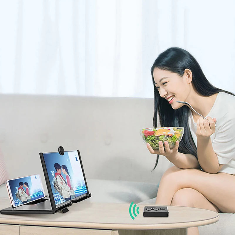 9-10" 3D Mobile Screen Amplifier & Stand