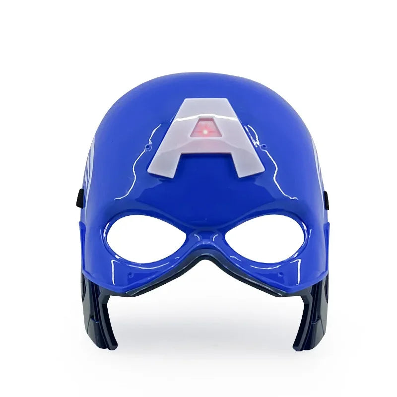 Superhero LED Cosplay Mask – Spider-Man, Iron Man, Hulk, Captain America