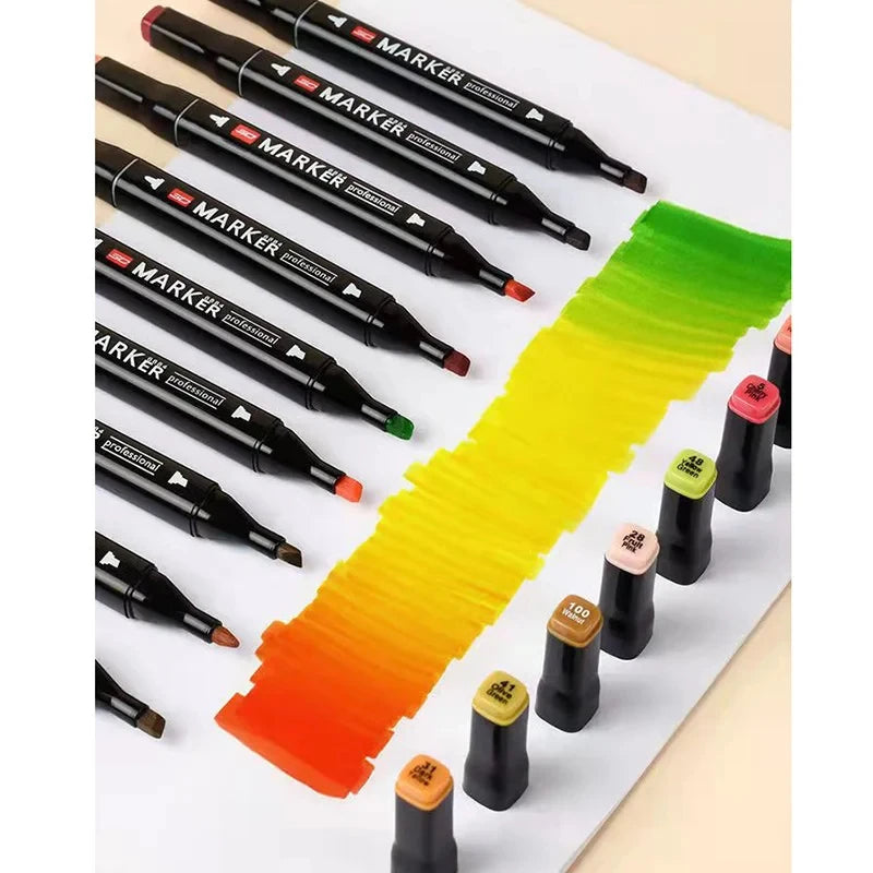 24-80 Color Double-Ended Art Markers