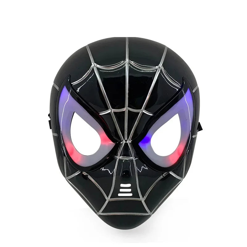 Superhero LED Cosplay Mask – Spider-Man, Iron Man, Hulk, Captain America