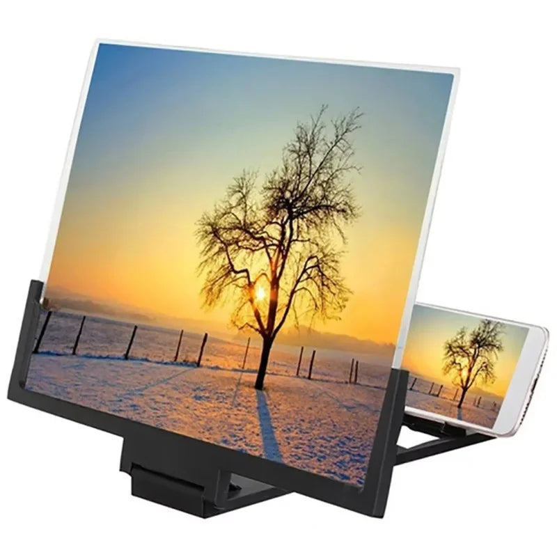 Foldable 14" 3D HD Phone Screen Amplifier Stand